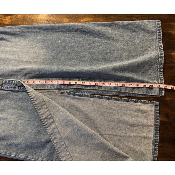 All Saints Light Blue Denim Maxi Dress - Picture 12 of 16